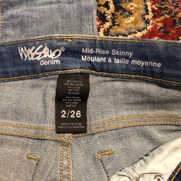 Mossimo denim mid-rise skinny jeans - Picture 4 of 4
